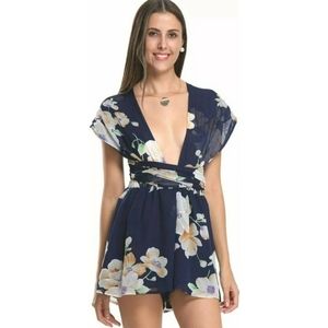 Choies Women's Chiffon Romper